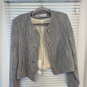 Zara cropped lady jacket